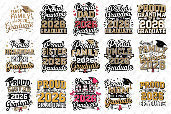 Celebrating Milestones: The Rise of Proud Family of a 2026 Graduate Bundles
