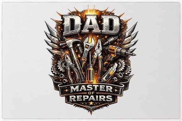 Evaluating the Handyman Dad Graphic PNG for Commercial and Personal Use