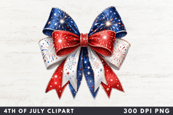 Glitter USA Patriotic Bow Clipart PNG: A Practical Guide for Crafters and Designers