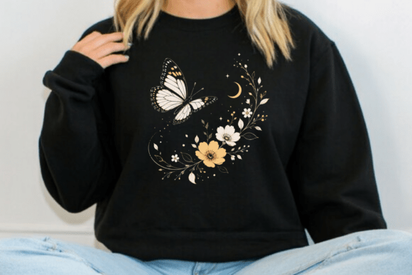 Integrating the Moon Butterfly Floral PNG into Your Creative Workflow