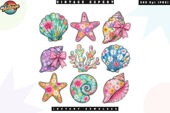 Mastering the Coquette Beach Seashell Patchwork PNG for Professional Sublimation Results