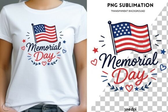 Memorial Day PNG Patriotic USA Designs
