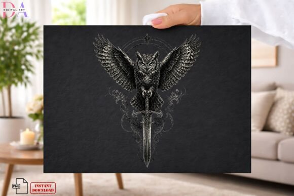 Unleashing Dark Fantasy Energy: A Guide to the Gothic Owl Sword PNG for Modern Creatives