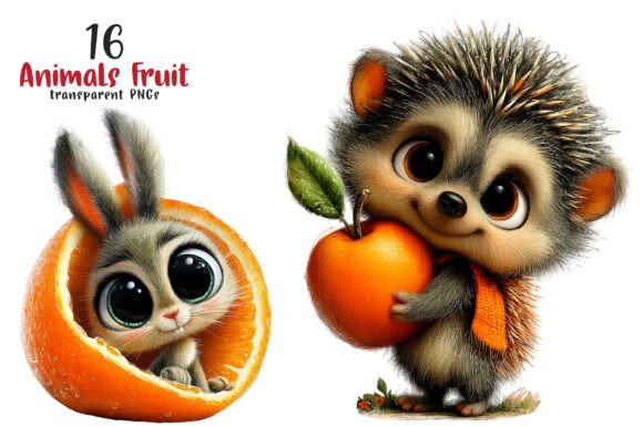 Whimsical Animals Fruit Clipart: A Creative Resource Guide