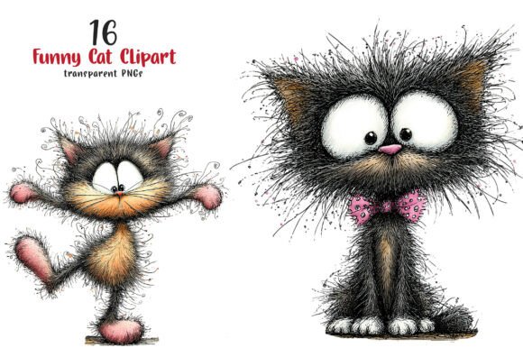Whimsical Funny Cat Clipart Bundle: A Strategic Asset for Creative Professionals